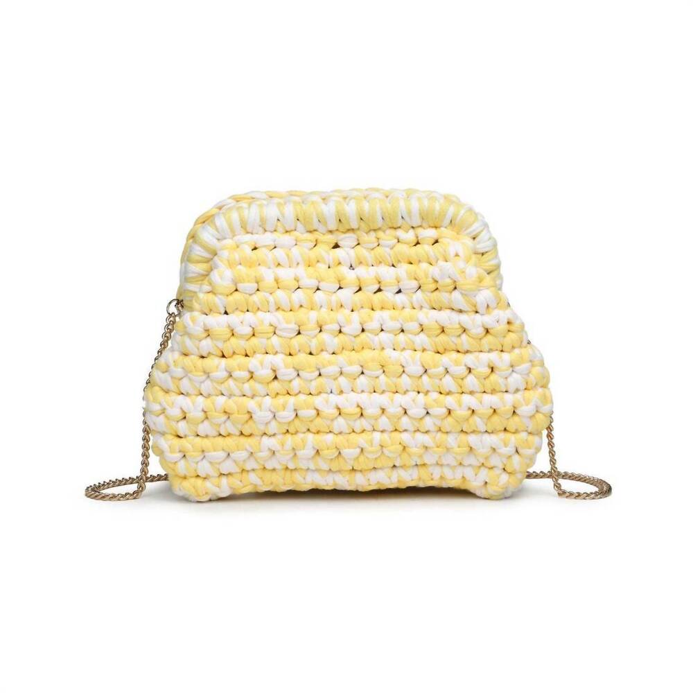 NEW MODA LUXE raya clutch in butter